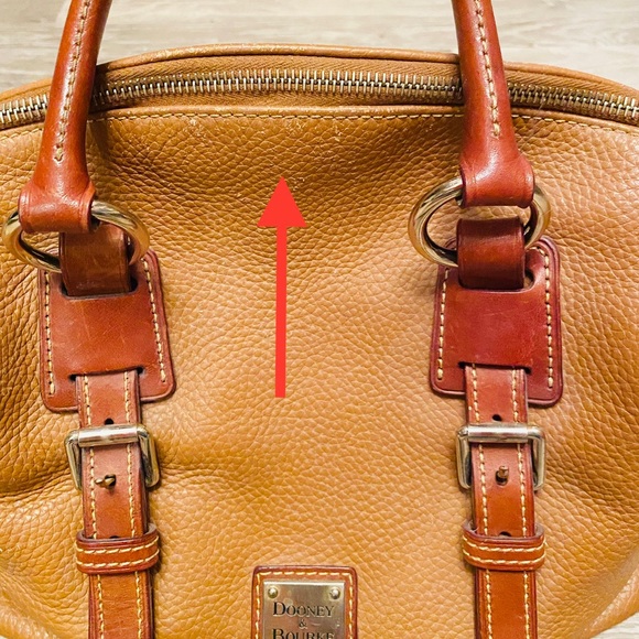 Dooney & Bourke Florentine Leather Mini Domed Buckle Satchel - Picture 6 of 10